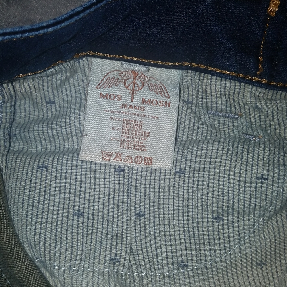 🌷3/$20🌷Mos Mosh 'Berlin Zip Blue' Skinny Jeans - Picture 7 of 7